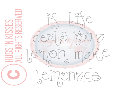 Downloadable Pattern Nice People Nice Things - If Life Deals You A Lemon