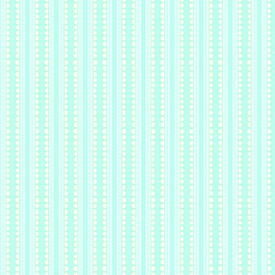 Basically Hugs - Scallop Stripes in Turquoise