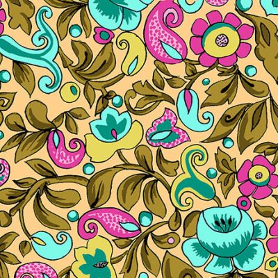 Paloma – Soft Yellow Packed Floral