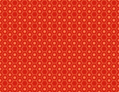 Basically Hugs - Red Honeycombs