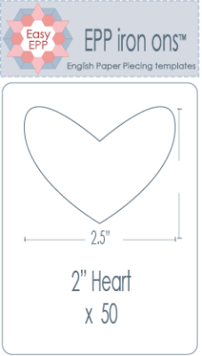 2" hearts x 50