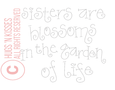 Downloadable Pattern Nice People Nice Things - Sisters Are Blossoms