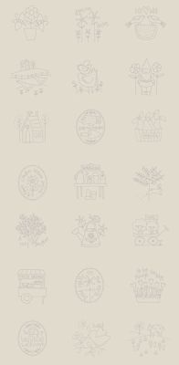 Willowbrook Market Garden - Panel Linen Champagne