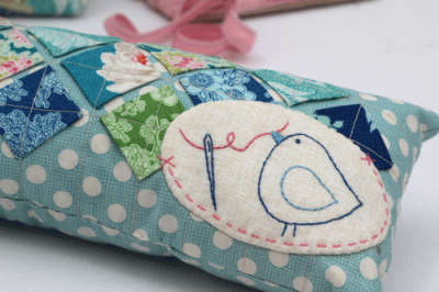 Birdy Squared pincushion 