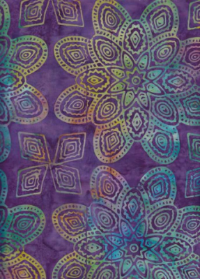 Bright Mandala - Purple Large Mandala x 10"