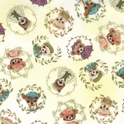 Bear Family Portraits (Bear Flower-Butter)