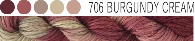 #706 Burgundy Cream 