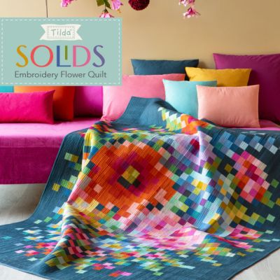 Embroidery Flower Quilt