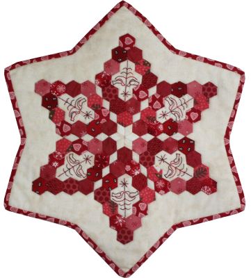 Christmas Club - Snowflake Star Candle Mat