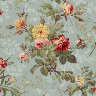 Kathleen's Story (Medium Floral - Blue)