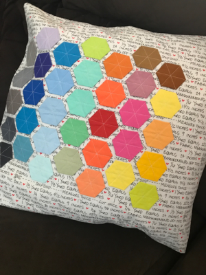 Modern Hexie Cushion