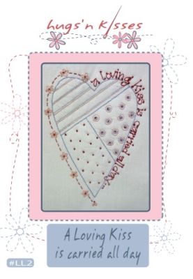 Downloadable Pattern Little Love Note 2 - A Lovings Kiss is Carried All Day