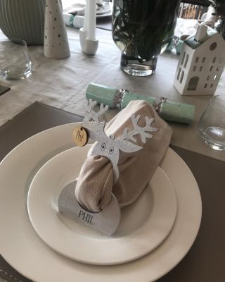Personalised Reindeer Napkin Holder