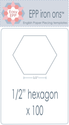 1/2" Hexies x 100
