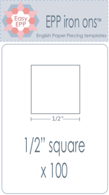 1/2" Squares x 100