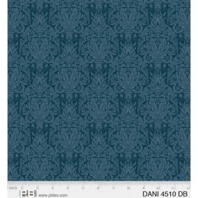 Daniella - Jacquard Dark Blue x 10"
