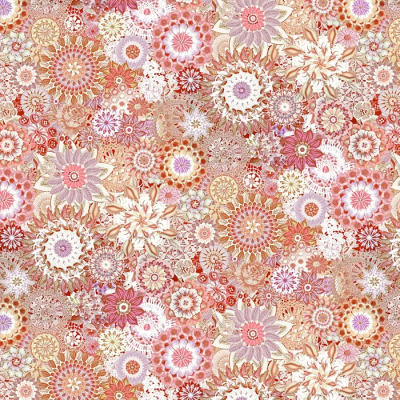 Floral Crochet 108" - Pink x 10"