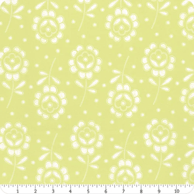 Sewing Seeds III (Green - Rose Cutwork)