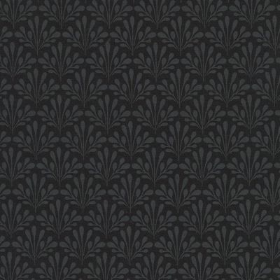 Jardin Noir - Leaves Black x 10"