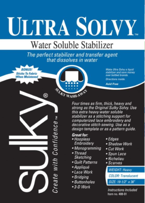 Sulky Ultra Solvy Stabilizer