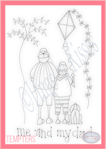 Downloadable Pattern - Tempters - Me and My Dad
