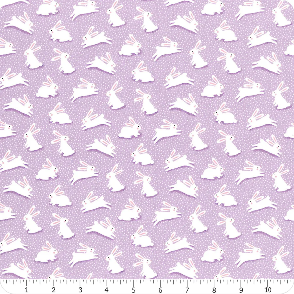 Celebrations - Busy Bunny: Whimsical Wabbits Lilac x 10