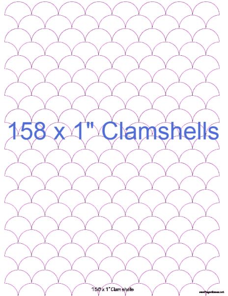 1” Clamshells x 158 (DOWNLOAD)