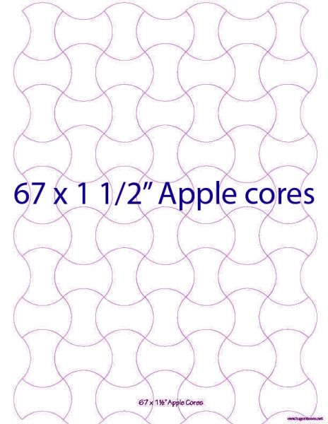 1-1/2” Applecores x 67 (DOWNLOAD)