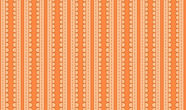 Basically Hugs - Scallop Stripes in Orange