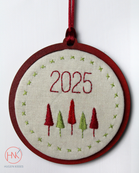 2025 Stitched Christmas Ornament