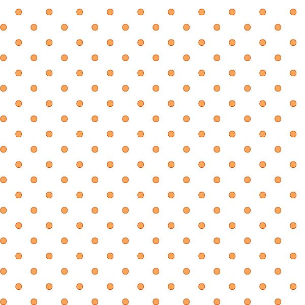 Basically Hugs - Dots in Orange