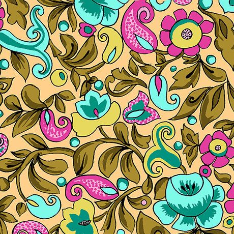 Paloma – Soft Yellow Packed Floral