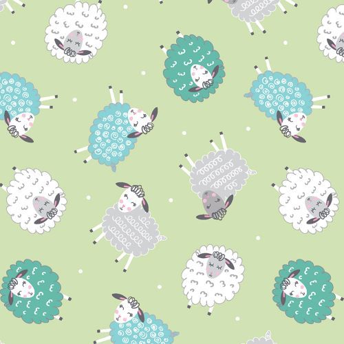 Sweet Little Lamb (Dreamy Little Lamb - Green)
