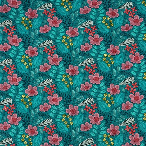 Blooming Colour 2 (Oliva - Teal)