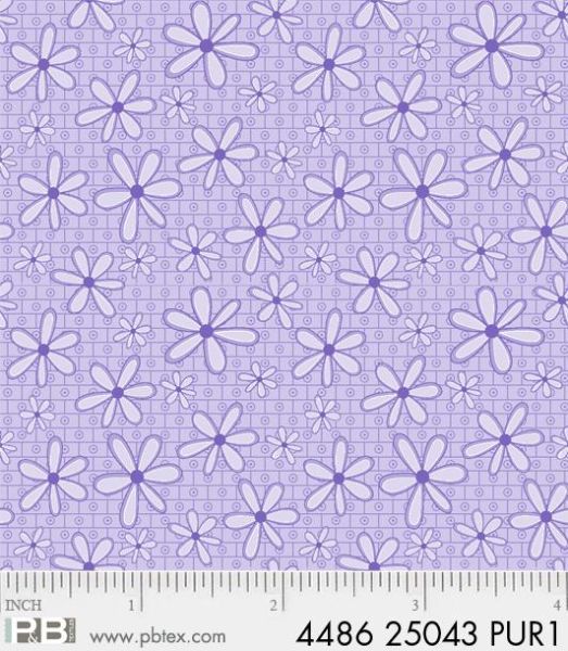 Basically Hugs: Purples - Daisies in Purple