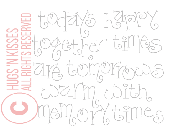 Downloadable Pattern Nice People Nice Things - Today's Happy Together Times