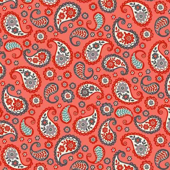 Papillon: Paisley - Red
