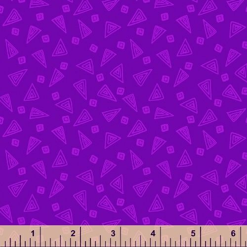 Fiesta - Triangles on Purple 