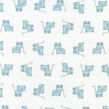 Penned Pals Flannel – Blue Cats