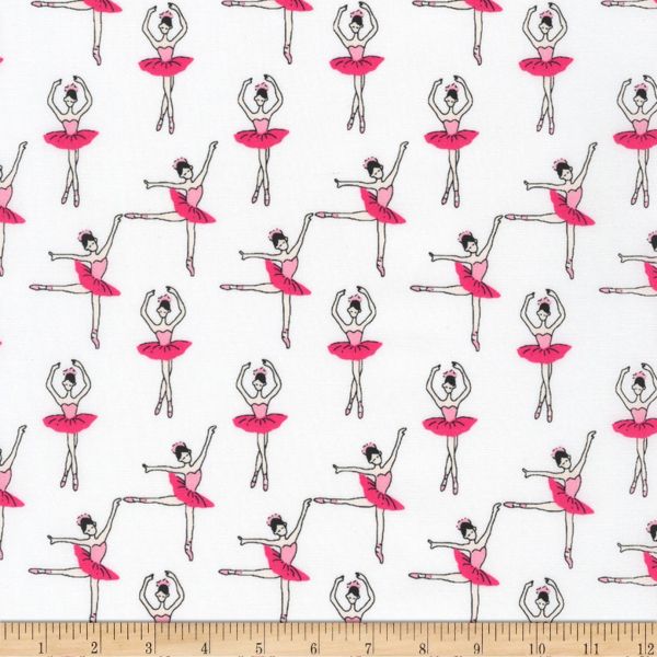 Sevenberry Mini Prints - Ballerinas White