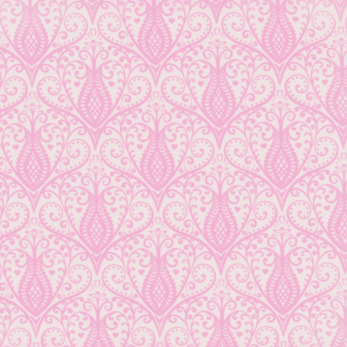 Heart Nouveau (Sugar-Pink) x 10