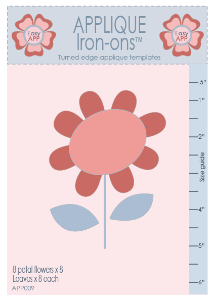 8 petal flowers Easy APP template pack