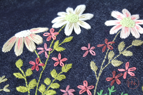 Floral Garden Wildflower Embroidery Design - Downloadable Pattern