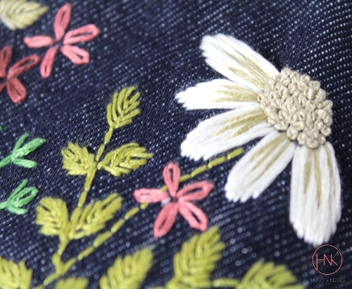 Floral Garden Wildflower Embroidery Design - Downloadable Pattern