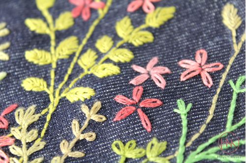 Floral Garden Wildflower Embroidery Design - Downloadable Pattern