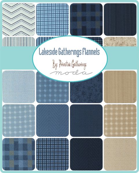 Lakeside Gatherings flannel - Sand x 10