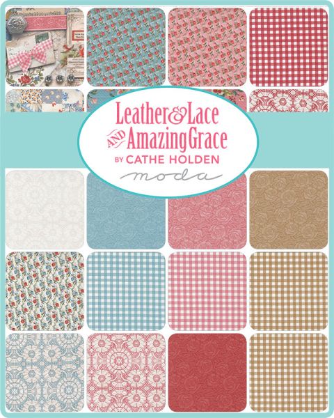 Leather and Lace and Amazing Grace Fat Quarter Bundle