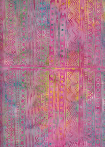 Bright Mandala - Pink Block Print x 10