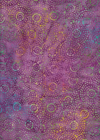 Bright Mandala - Purple Mauve Stacked Circles x 10