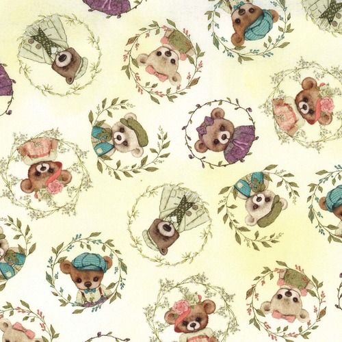 Bear Family Portraits (Bear Flower-Butter)